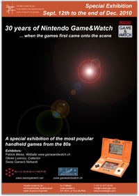 Game&Watch Flyer of the exhibition